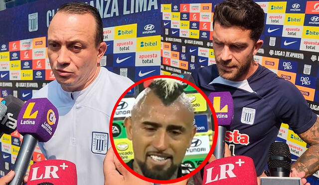 Arturo Vidal criticó el planteamiento de Alianza Lima en la Libertadores. Foto: composición GLR