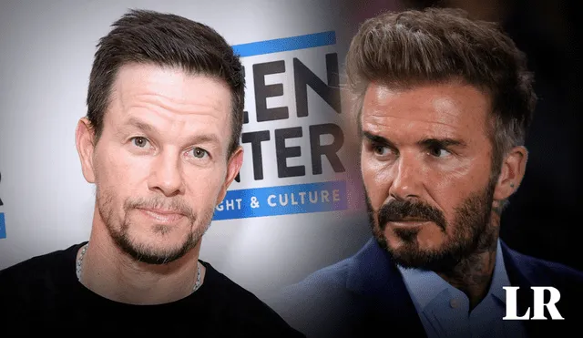 David Beckham emitió una demanda en contra de una empresa de Mark Wahlberg. Foto: Composición LR / AFP