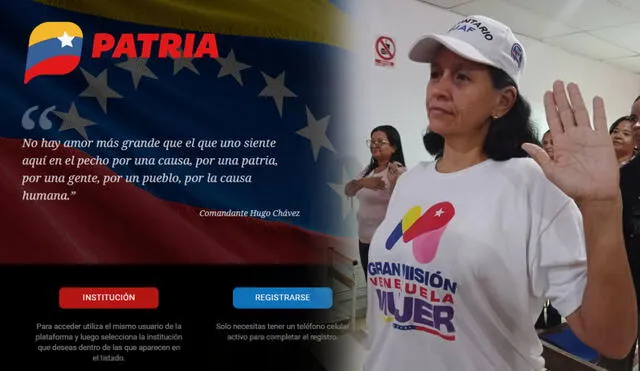 Según Patria, hasta el momento hay más de 5 millones de mujeres registradas en este programa. Foto: composición LR/Gran Misión Venezuela Mujer/Patria