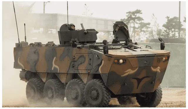 El modelo surcoreano K808 fue descartado por el Ejército en 2023 por su elevado costo.
