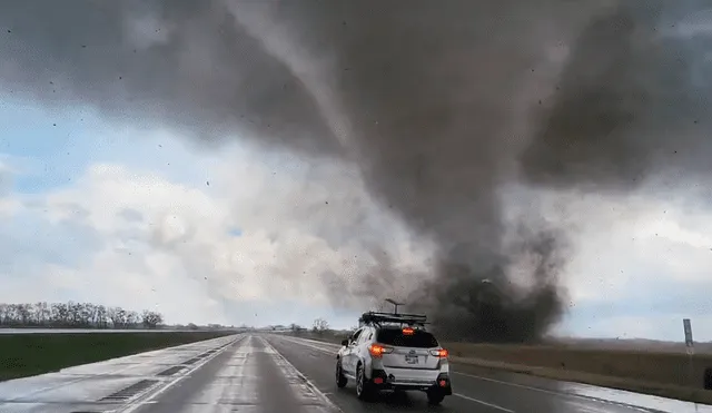 Se pronostican más tornados para los días siguientes. Foto: X/@AlertaMundoNews