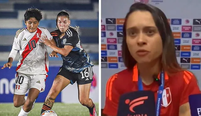 Jaqueline Ucella dirige a la selección peruana femenina sub-20 desde este 2024. Foto: composición de LR/La Bicolor/captura de Fémina Football