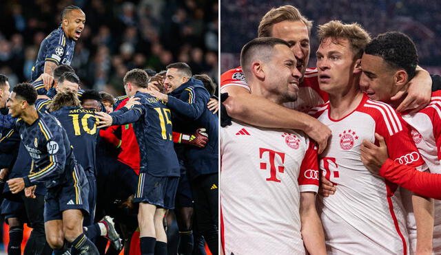 Real Madrid y Bayern Múnich se enfrentaron por última vez en mayo del 2018. Foto: composición LR/Real Madrid C.F./FC Bayern München Español