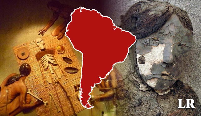 Según arqueólogos, esta cultura sudamericana momificó a sus muertos dos milenios antes que los antiguos egipcios. Foto: composición LR/AFP/History Channel