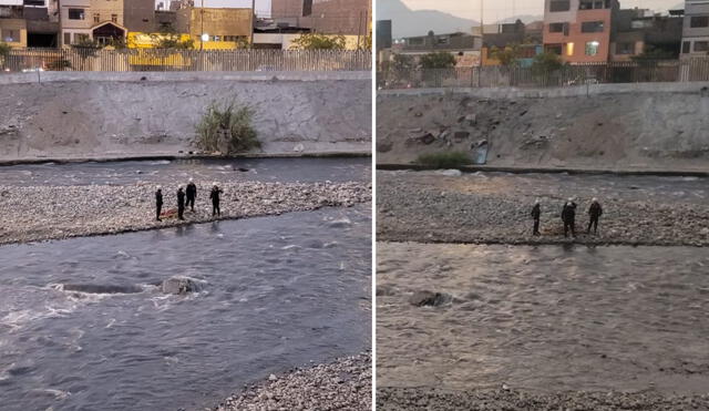 Se desconoce quién es la persona encontrada en el río Rímac. Foto: Andrea Jara