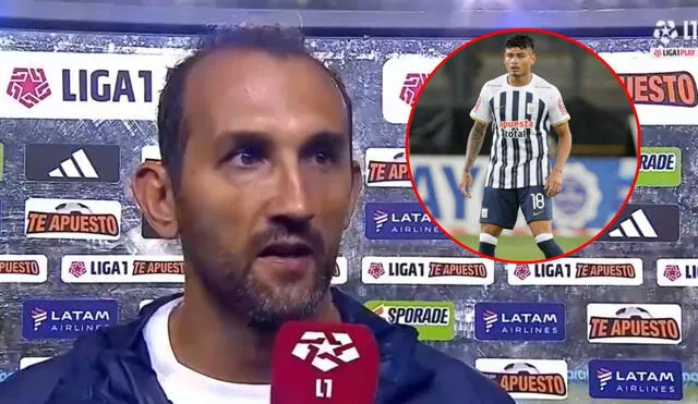 Hernán Barcos fue suplente en el Alianza Lima vs. Melgar por el Torneo Apertura. Foto: composición LR/captura L1 MAX/Luis Jiménez/La República