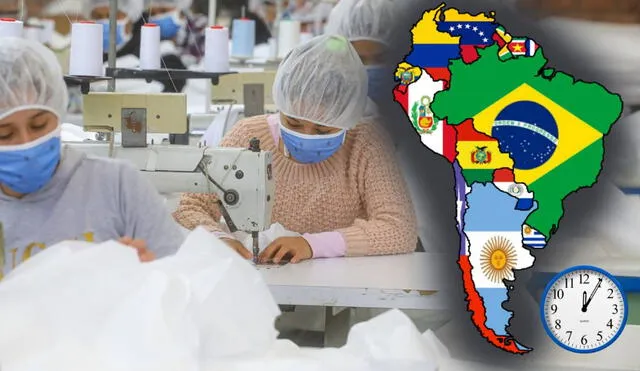 Colombia también está en proceso de reducir su jornada laboral a 42 horas semanales. Foto: composición LR/Andina