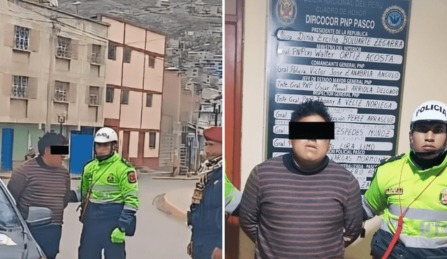 Al momento de enfrentarse, el joven le propuso al oficial "invitarle una truchita" para eludir la infracción. Foto: Noticias Pasco