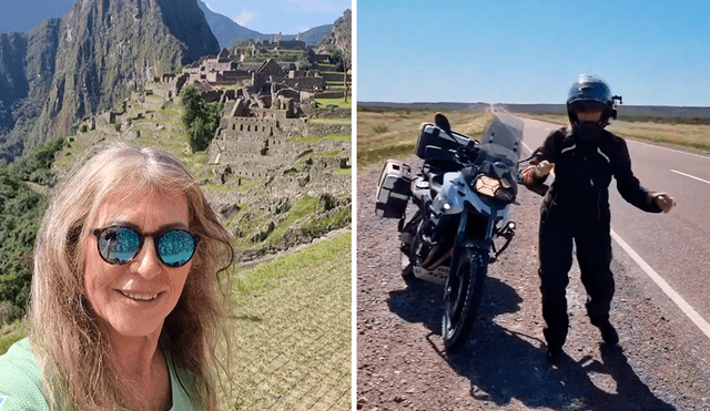 Adulta mayor de 60 años cuenta su experiencia de viaje en moto a través de su Instagram. Foto: composición LR/Instagram/@ali_burno