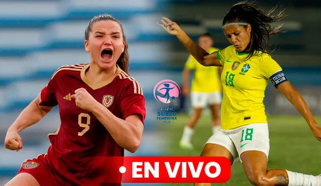 Venezuela llegará motivada al cotejo ante Brasil luego de golear por 6-1 a Perú en la fecha anterior. Foto: Vinotinto Femenina/SelecaoFeminina/X/composición LR