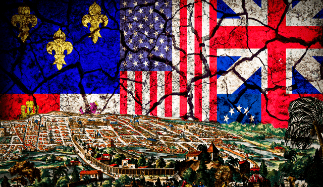 Pensacola, la ciudad con cinco banderas y la más antigua de Estados Unidos. Foto: composición LR/Pinterest