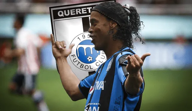 Ronaldinho llegó al Querétaro luego de ganar la Copa Libertadores. Foto: composición LR/Imago7/Querétaro FC