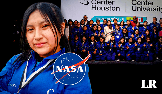 Mariela Ocón Ramos compartió en las instalaciones de la NASA con jóvenes de distintos países de América. Foto: composición LR/Scheila Tolentino/She is Astronauta