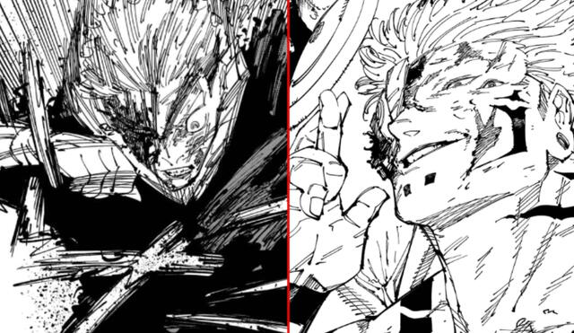 El enfrentamiento entre Itadori y Sukuna continuará en el capítulo 259 del manga 'Jujutsu Kaisen'. Foto: composición LR/Manga Plus