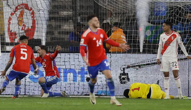 Chile derrotó 2-0 a Perú en el último juego entre ambos en el 2023. Foto: AFP
