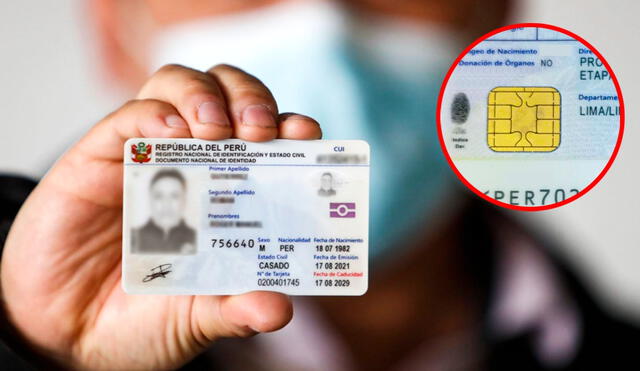 El Documento Nacional de Identidad Electrónico posee una validez de ocho años. Foto: composición LR/difusión/La República