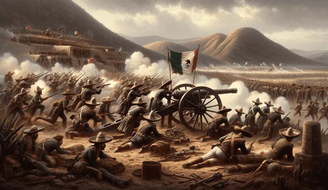 Este 5 de mayo se conmemora la batalla de Puebla en México. Foto: IA