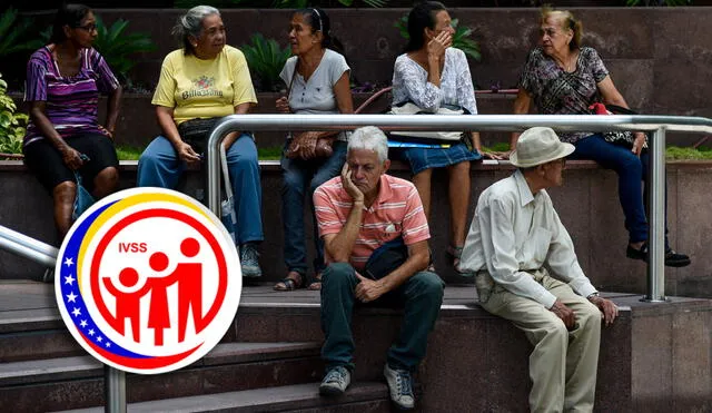 Los pensionados son los últimos en recibir el Bono de Guerra cada mes. Foto: composición LR/AFP/IVSS