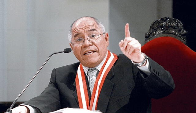 César San Martín, presidente de la Sala Penal de la Corte Suprema