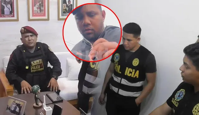 En operativo de la PNP y la Fiscalía se detuvo a un grupo de policías acusados de extorsionar a ciudadanos. Foto: composición La República/captura América TV