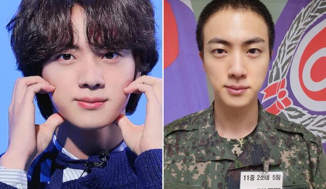 Jin, el idol de mayo edad en BTS, comenzó su servicio militar en diciembre de 2022. Foto: composición LR/Naver