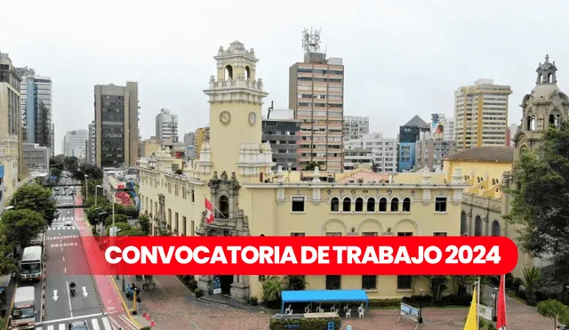 Trabaja para la Municipalidad de Miraflores al postular a esta convocatoria. Foto: difusión