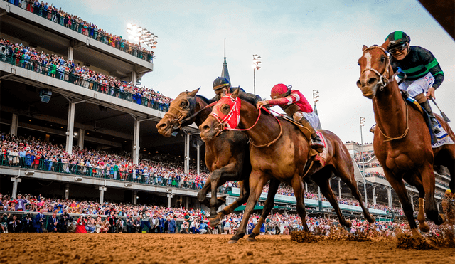 Mystik Dan venció por una nariz al favorito Sierra Leone. Foto: Kentucky Derby