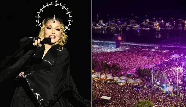 Madonna invitó a Anitta a su show en Brasil. Foto: composición LR/AFP