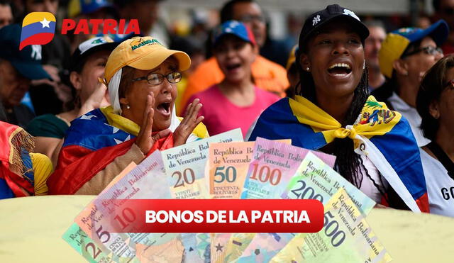 El Sistema Patria deposita los bonos cada mes en Venezuela. Foto: composición LR/AFP/Patria