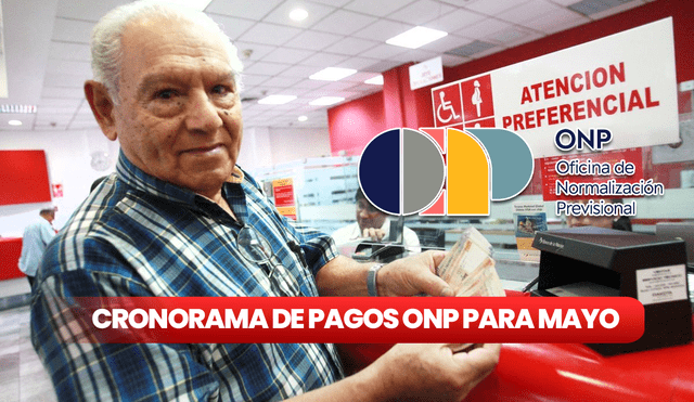 Desde el miércoles 8 hasta el lunes 13 de mayo, la ONP realizará el pago de pensiones a los jubilados del régimen 19990. Foto: composición LR/Andina/ONP