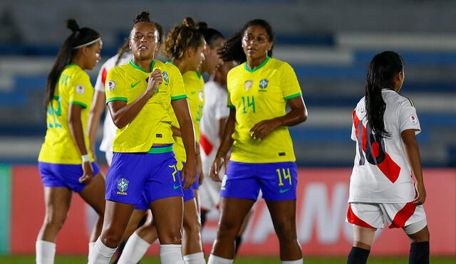 Brasil ya era campeona antes del partido contra Perú, que ya había quedado eliminada con el empate entre Venezuela y Argentina. Foto: Conmebol