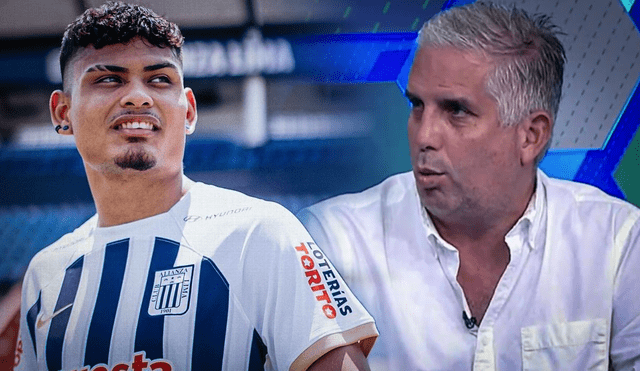 Jeriel De Santis todavía no anota goles con Alianza Lima. Foto: composición LR/Alianza Lima/Movistar Deportes