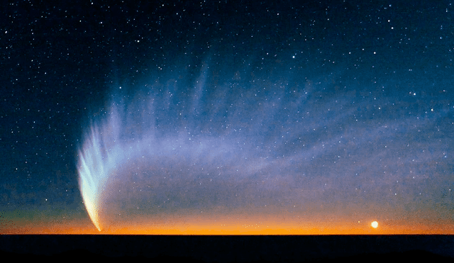 El cometa ATLAS es considerado como el "próximo gran cometa". Foto: ESA