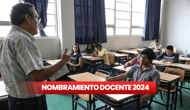 Este 7 de mayo es el último día para postular al concurso de Nombramiento Docente 2024. Foto: composición LR / Andina.