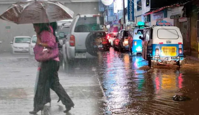 Este martes 07 de mayo se espera "acumulados de lluvia alrededor de los 18 mm/día en la sierra norte" del país, informó el Senamhi. Foto: composición LR/Andina