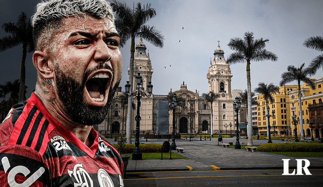 Gabriel Barbosa consiguió el título de la Libertadores en el Monumental, Lima. Foto: composición GLR/Jazmin Ceras