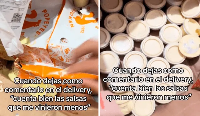 Muchos desearon que los restaurantes de comida rápida también les enviaran más de dos envases de ají. Foto: composición LR/TikTok/@romariogarvethd