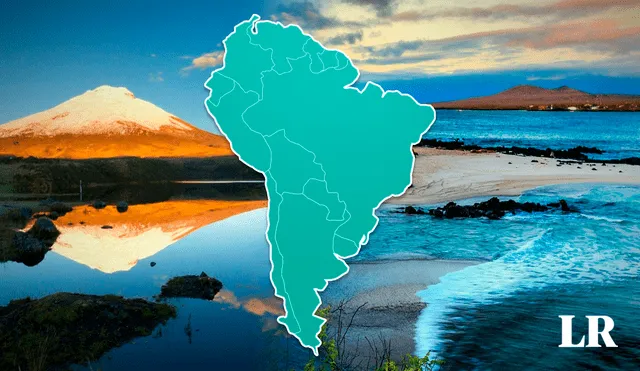 Solo existen tres naciones de Sudamérica que tienen 3 regiones naturales. Foto: composición de Jazmin Ceras/La República/Plastic Oceans - Video: Ecuador Travel