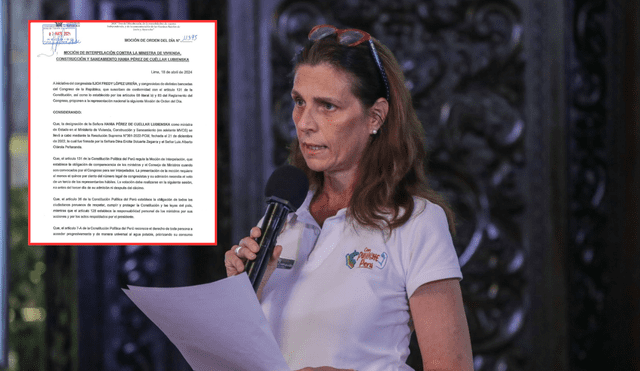 Hania Pérez de Cuellar es cuestionada por sus recientes declaraciones sobre el caso Rolex que vincula a la presidenta Dina Boluarte. Foto: composición LR- Andina.