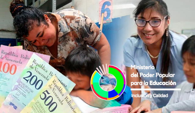 Ya llega el pago a los docentes y trabajadores públicos del MPPE en Venezuela. Foto: composición LR/MPPE/GOBVE.