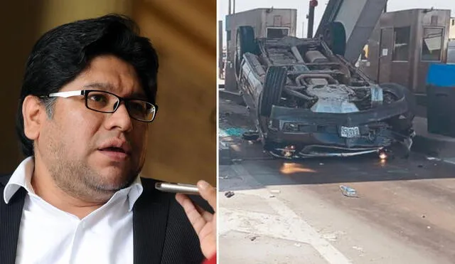 Rennán Espinoza cuestionó a los medios de comunicación por "desinformar" sobre el accidente que protagonizó. Foto: composición LR