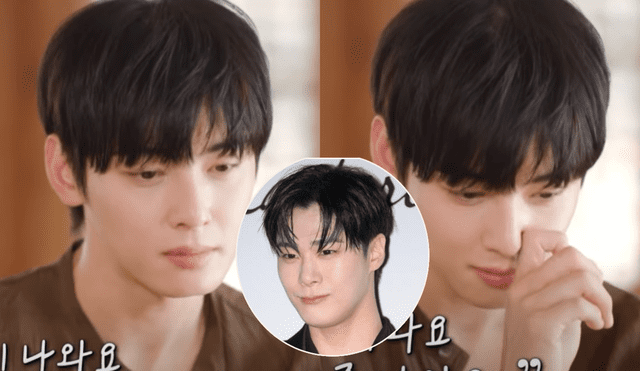 Cha Eun Woo expresó sus sinceros sentimientos a 1 año de la partida de Moonbin. Foto: composición LR/captura Diggle