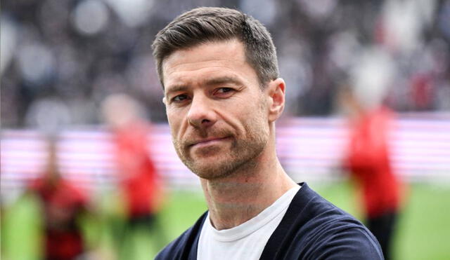 Xabi Alonso sacó campeón al Bayer Leverkusen por primera vez en su historia. Foto: AFP