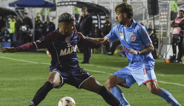 Deportivo Garcilaso recibió a Lanus en el Inca Garcilaso de la Vega por la Sudamericana. Foto: AFP