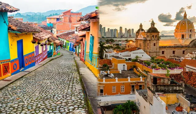 Bogotá es la ciudad que más visitas registró en los primeros meses del 2024, con un total de 36,7% del total de visitas. Foto: composición LR/Despegar/Medellín Airport transfer