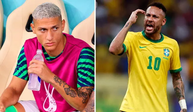 Richarlison y Neymar son los grandes ausentes de la convocatoria de Brasil para la Copa América. Foto: AFP