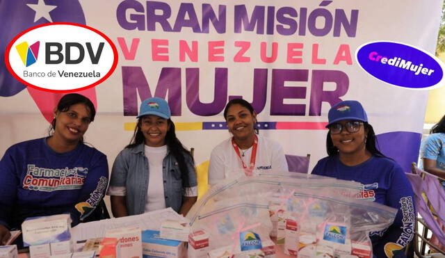 El presidente Maduro lanzó la Gran Misión Venezuela Mujer el 2023. Foto: composiciónLR/MINCYT/Banco de Venezuela/Venezuela News