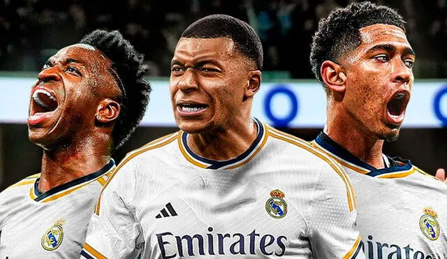 Kylian Mbappé se juntará con Vinícius Júnior y Jude Bellingham en el Madrid. Foto: X