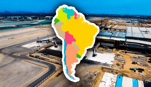 Su superficie comprende 936 hectáreas y contará con un terminal de 210.000 m² y dos pistas de aterrizaje. Foto: Composición LR/Andina.