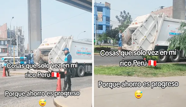 Las imágenes dejaron sorprendidos a usuarios en redes, pues consideraron un traslado peligroso y fuera de lo común. Foto: composición LR/TikTok/@carloscava21